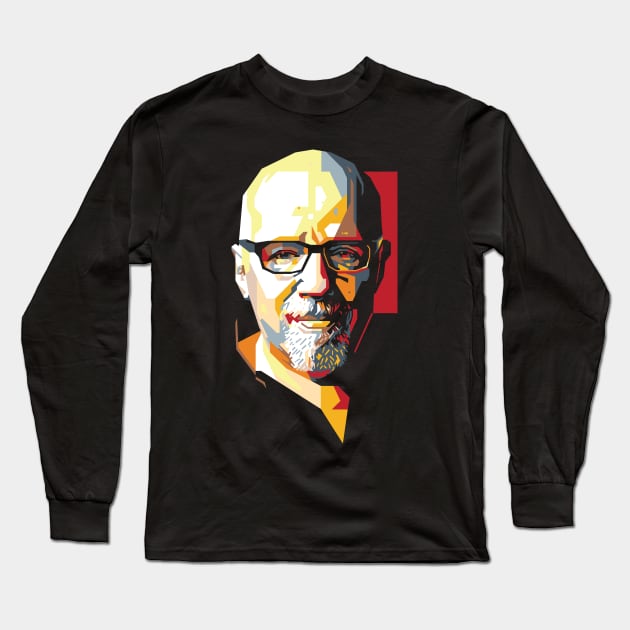 Paulo Coelho Long Sleeve T-Shirt by difrats